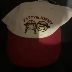 PATTY & JIMMY キャップ アイボリー/赤 フリーサイズ