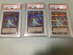 青眼の白龍 ブルーアイズホワイトドラゴン 25th 絵違い PSA10 3連番