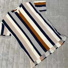 AZUL BY MOUSSY ランダムストライプ 半袖 ワンピース チュニックのサムネイル