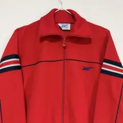 Vintage asics アシックス トラック ジャケット ジャージ レッド