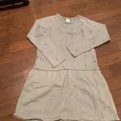 GAP ワンピース　綿100 女の子　150 カーキ