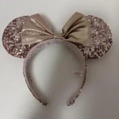 ディズニー　カチューシャ ローズゴールド