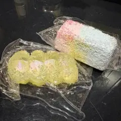 ♥︎未使用♥︎jammyjem キラキラ先生 スクイーズケーキ2種セット　替え袋付きのサムネイル