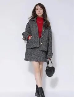 【新品タグ付】Apuweiser-riche バリエミニスカート2024AW