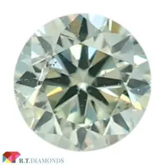 カメレオン！FANCY LIGHT GRAY GREEN 0.182ct RD - メルカリ