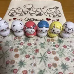 ちいかわ キャラクター 6体セットとポーチ