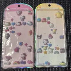 コットンパフィーシール　サンリオ　キティ　おすそわけ