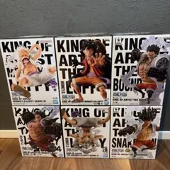 ワンピース KING OF ARTIST ルフィ フィギュア 6種セット　初版のサムネイル