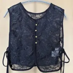 新品Helm FLASH BLUE 2WAY レースビスチェ 黒
