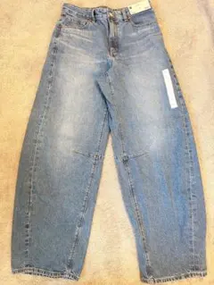 GU バレルレッグジーンズ　65BLUE Lサイズ
