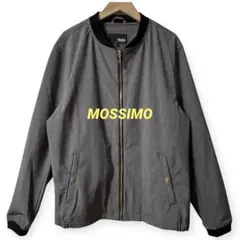 c520【モッシモ】メンズ ストレッチ リブ ブルゾン ノーカラー ジャケットのサムネイル