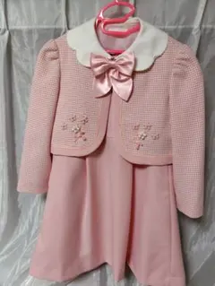 フォーマルドレス ジャケット付き 卒園式　入学式　発表会【120cm】