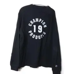 カ*ル様 長袖 ロンTシャツ 厚手 秋 冬 インナー 日本製 ブラック ゴールドのサムネイル