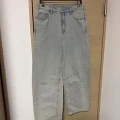 GU バレルレッグジーンズ　標準　レディース　サイズXL 356006