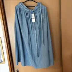 デニムフレアースカート