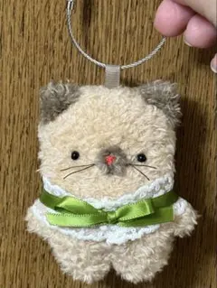 ハンドメイド　ぬいぐるみバッグチャーム　ねこ