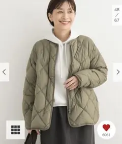 ライトダウン キルティングジャケット