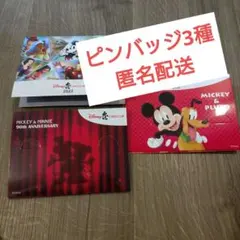 【新品】ディズニーJCBピンバッジ　3個セット