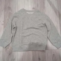 ユニクロ　ウルトラストレッチスウェットシャツ　グレー　120　☆美品☆
