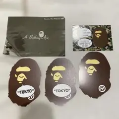 19、BAPE 店広告紙 5枚セット 美USED