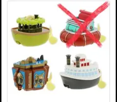 ディズニー カプセルトイ スイスイボート ４個セット ガチャガチャ ランド