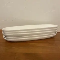 ニトリ 長皿　5枚セット シンプル ホワイト　食器