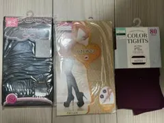 しまむら　タイツ3種類のサムネイル