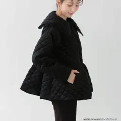 ハートキルティングケープカラージャケット フィットモア fitmore 入学 