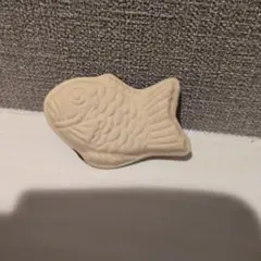 【陶器】 たい焼き 置物 インテリア ミニチュア