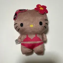 ハローキティ ぬいぐるみ キーホルダー ビキニ