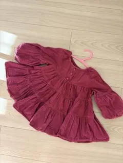 【BREEZE】パープルワンピース 90