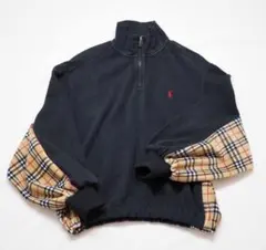 BURBERRY×ラルフローレン リメイクスウェット