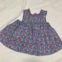 未使用タグつき　花柄ノースリーブワンピース 98センチ　ZARA