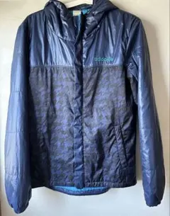 adidas neo フード付きナイロンジャケット ネイビー・ブラック　Mサイズ