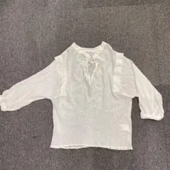 continuer de NICE CLAUP 楊柳袖ボリュームブラウス