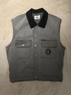Calvin Klein Jeans グレー デニムベスト