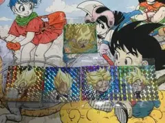 ドラゴンボールシール サイヤ人5枚セット