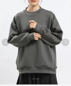 【美品】GLOBAL WORKスマイルシードストア　ダンボールスウェット