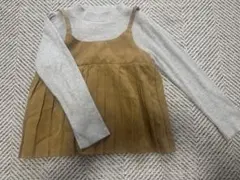 キャミ重ね着風カットソー