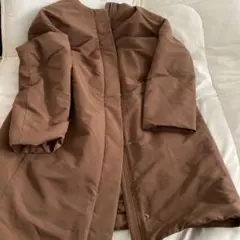 UNIQLO ブラウン キルティング ロングコート L