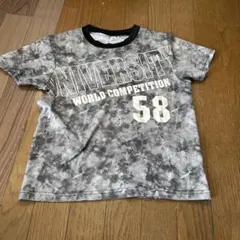タイダイ柄 グレー Tシャツ 58