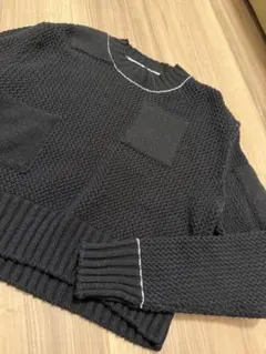 MM6 黒 ポケット付きニットセーター XSのサムネイル