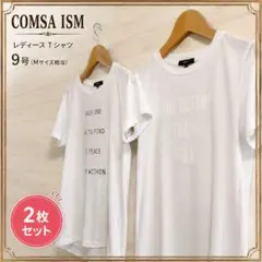 COMME CA ISM コムサイズム レディース Tシャツ 2枚セット Mのサムネイル