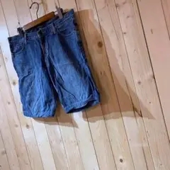 AE446 AMERICAN EAGLE ハーフデニムパンツ ウォッシュブルー