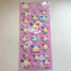 サンリオ　ウサハナ ぷっくり　シール　平成レトロ