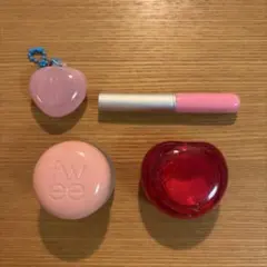 fwee リップ＆チーク 4点セット リップブラシ付き 韓国コスメ