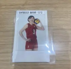 バレーボール女子日本代表2025 島村春世 チェキカード　12/12