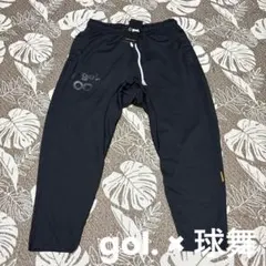 【限定】gol. × 球舞 コラボ サルエルパンツ M ブラック ゴル
