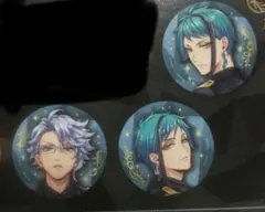 ツイステ 缶バッジ ジェイド フロイドアズール 松屋銀座 ブレイジングジュエル