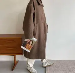 nokcha オリジナル　hounds tooth check coat